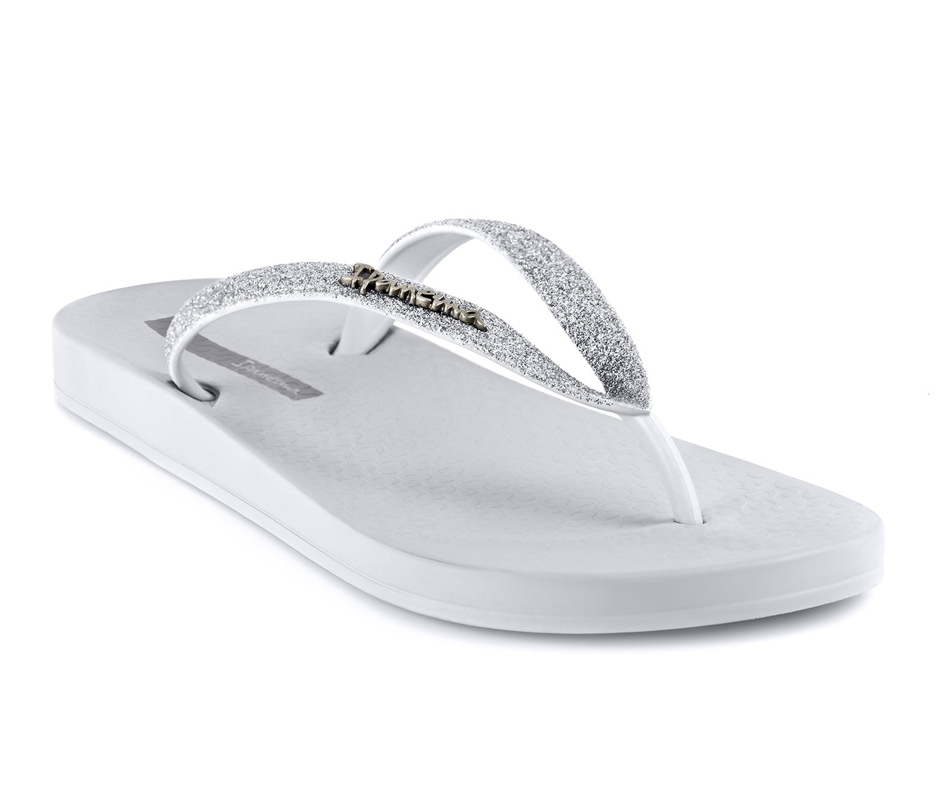 Silver sparkle sales flip flops